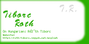 tiborc roth business card